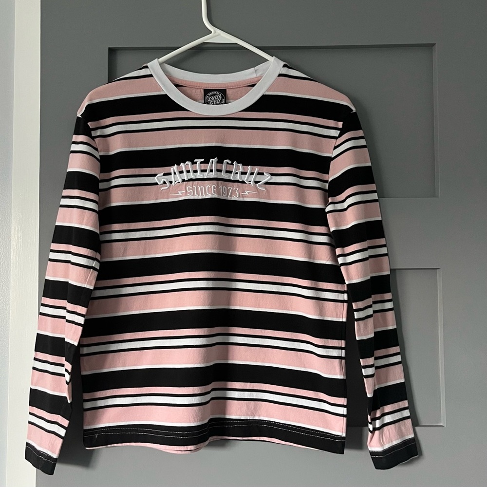 Santa Cruz stripped long-sleeve Tee (XS)